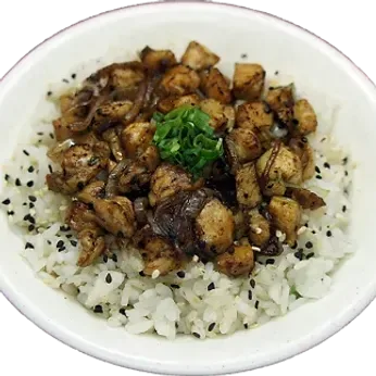 Gohan con pollo teriyaki
