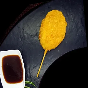 Orden de 3 kushiages de plátano