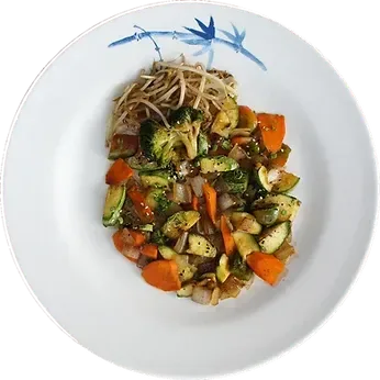 Teppanyaki verduras