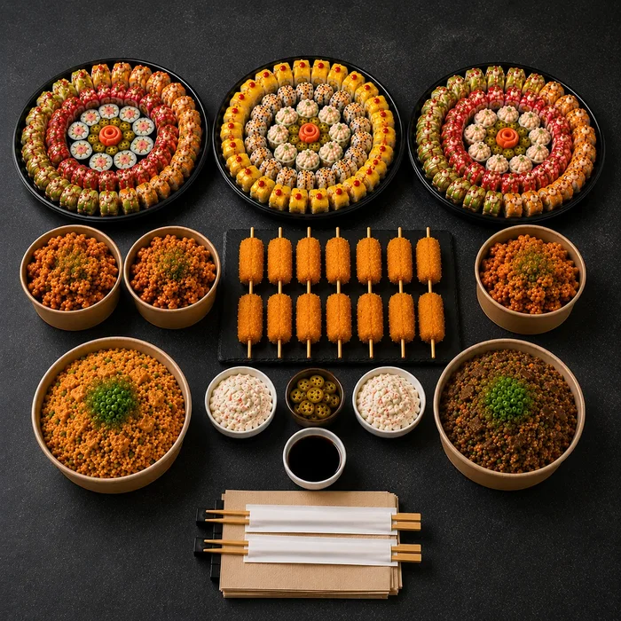 Sushi Pack 15 personas para reuniones