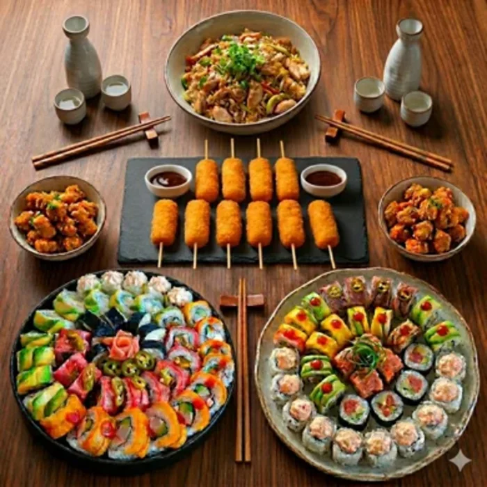 Sushi Pack 20 personas para reuniones